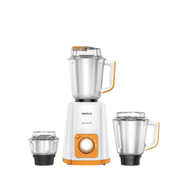 Havells Mixer SuperMix NV 700-Watt Mixer Grinder (Orange)