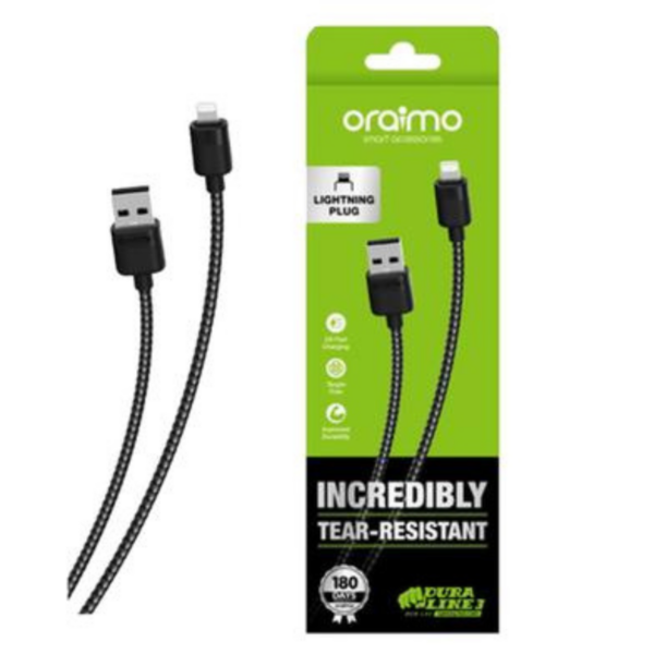 Oraimo DuraLine 3 OCD-L32 Fast Charging Lightning Data Cable - Image 3