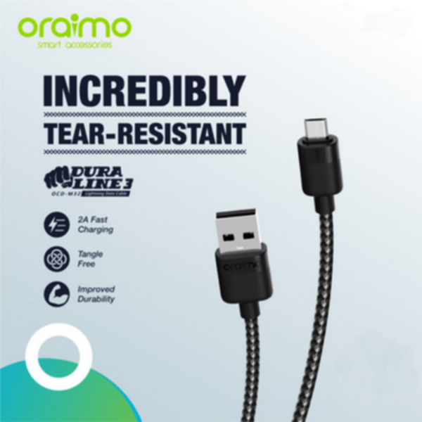 Oraimo DuraLine 3 OCD-M32 Fast Charging Micro USB Data Cable - Image 3