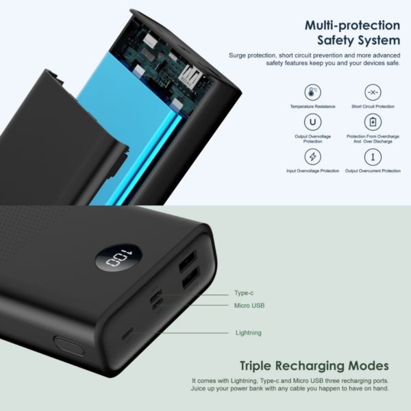 Oraimo Traveler 3 OPB-271D 27000mah Fast Charging Power - Image 2