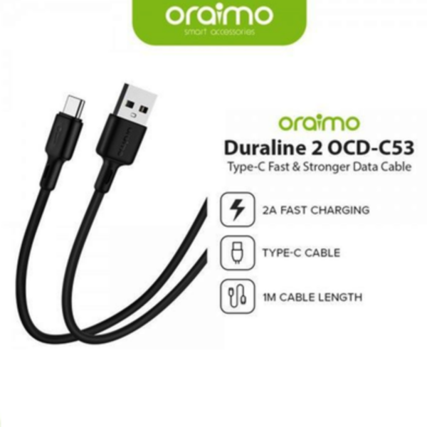 Orimo Fast Charging OCD-C53 2A USB Data Cable Type C - Image 3