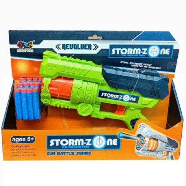 Storm-Zone Toy Gun With 12 Soft Bullets - Image 2