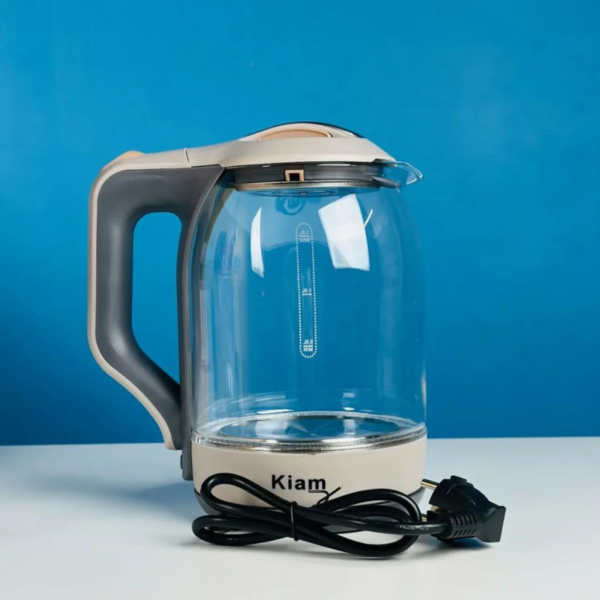 Kiam Electric Kettle BL002 Automatically turns Off – Automatic Over Heat Protection (1.8 L)