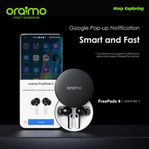 Oraimo FreePods 4 OEB-E105D True Wireless Earbuds - Image 4