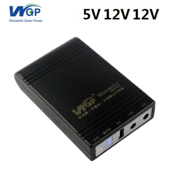 WGP mini UPS 5/9/12V (8,800mAh)- 1 Year Warranty – Black Color