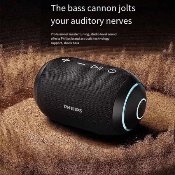 Philips TAS3209 Portable Wireless IPX7 Waterproof Bluetooth Speaker - Image 4