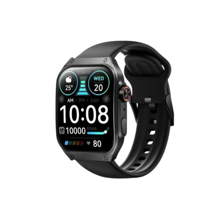 Haylou Watch S8 BT calling Smartwatch-Black-min Haylou Watch S8 BT calling Smartwatch-Black & Silver - Image 1